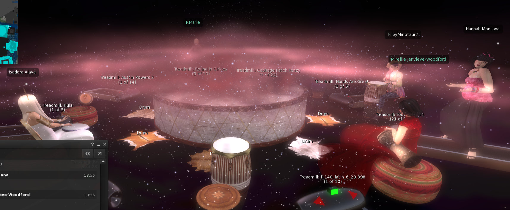 D is for “Drum Circle” (in Deep Space)