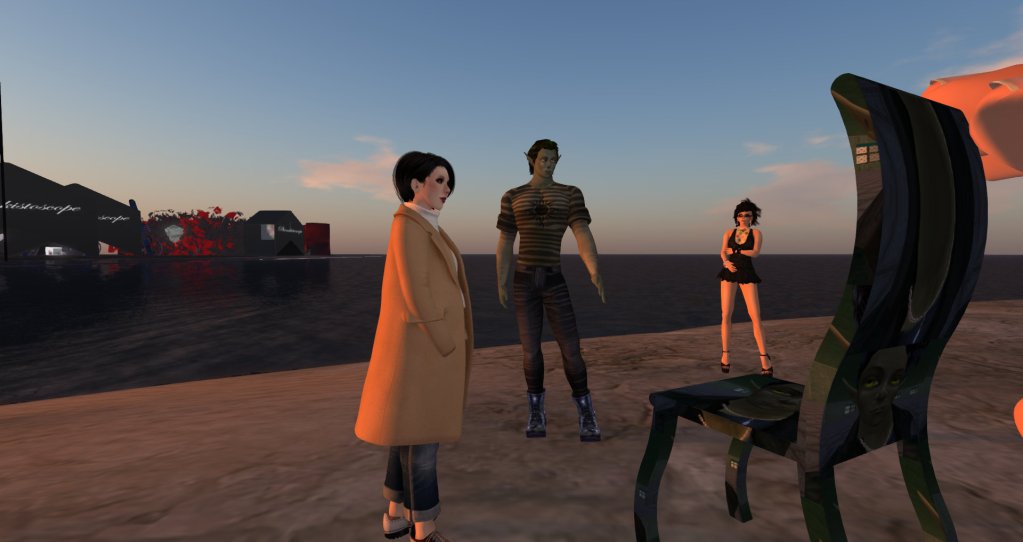 avatars on the beach at Love Beach