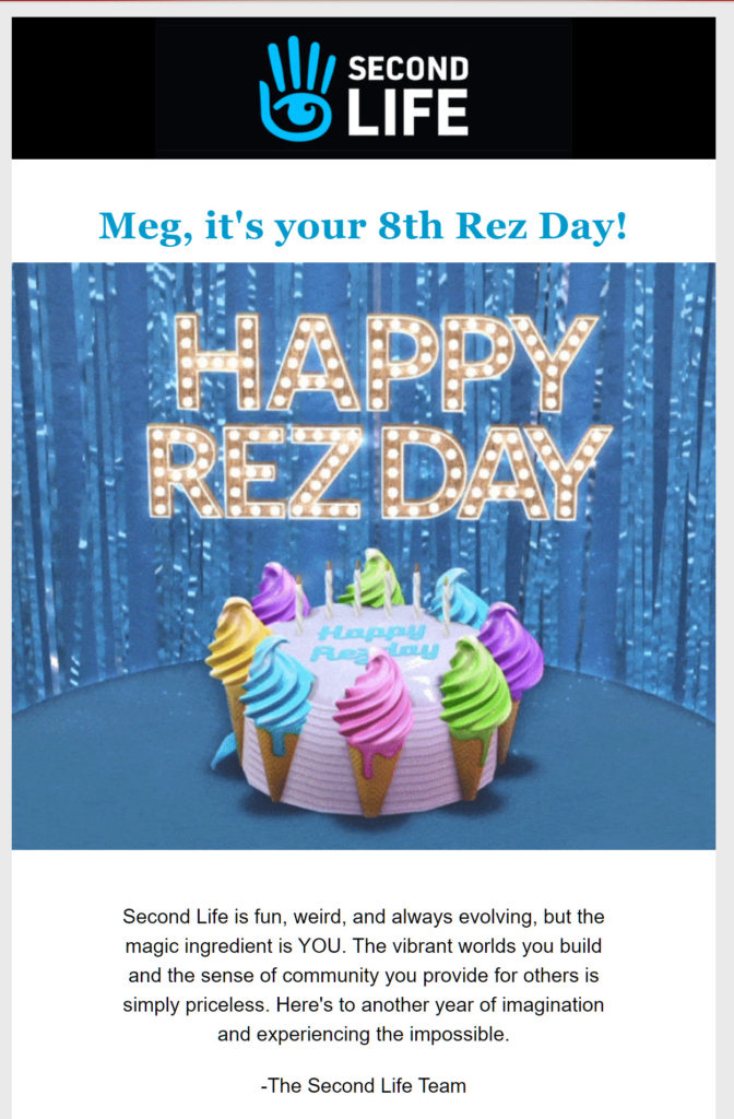 Photo of a cake with the words "Happy Rezday"