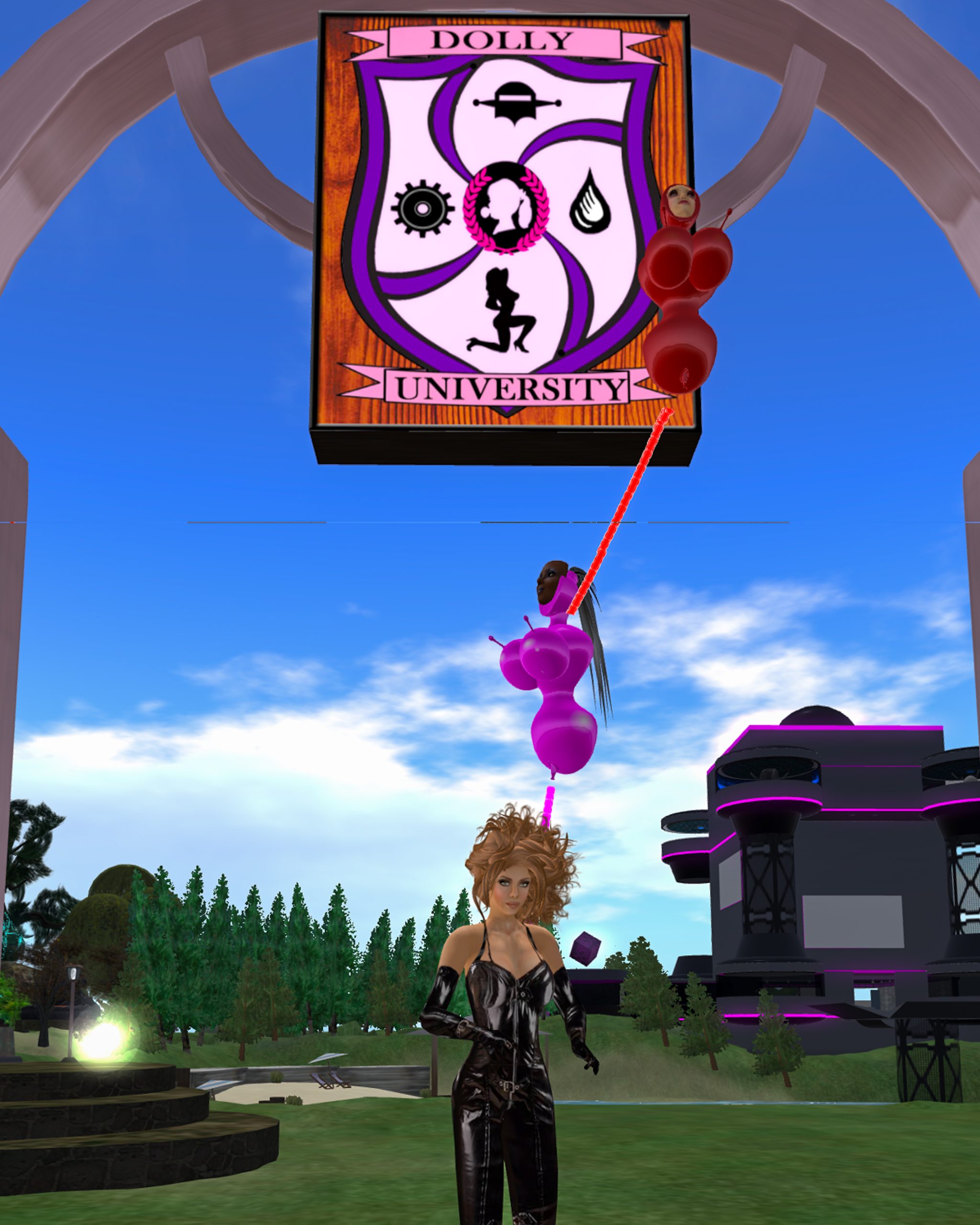 Rubber Balloon Dollies