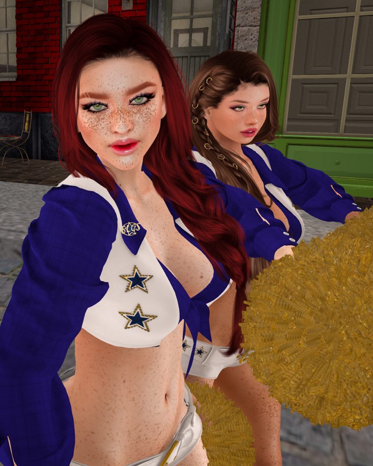 Dancing in the street with Amber