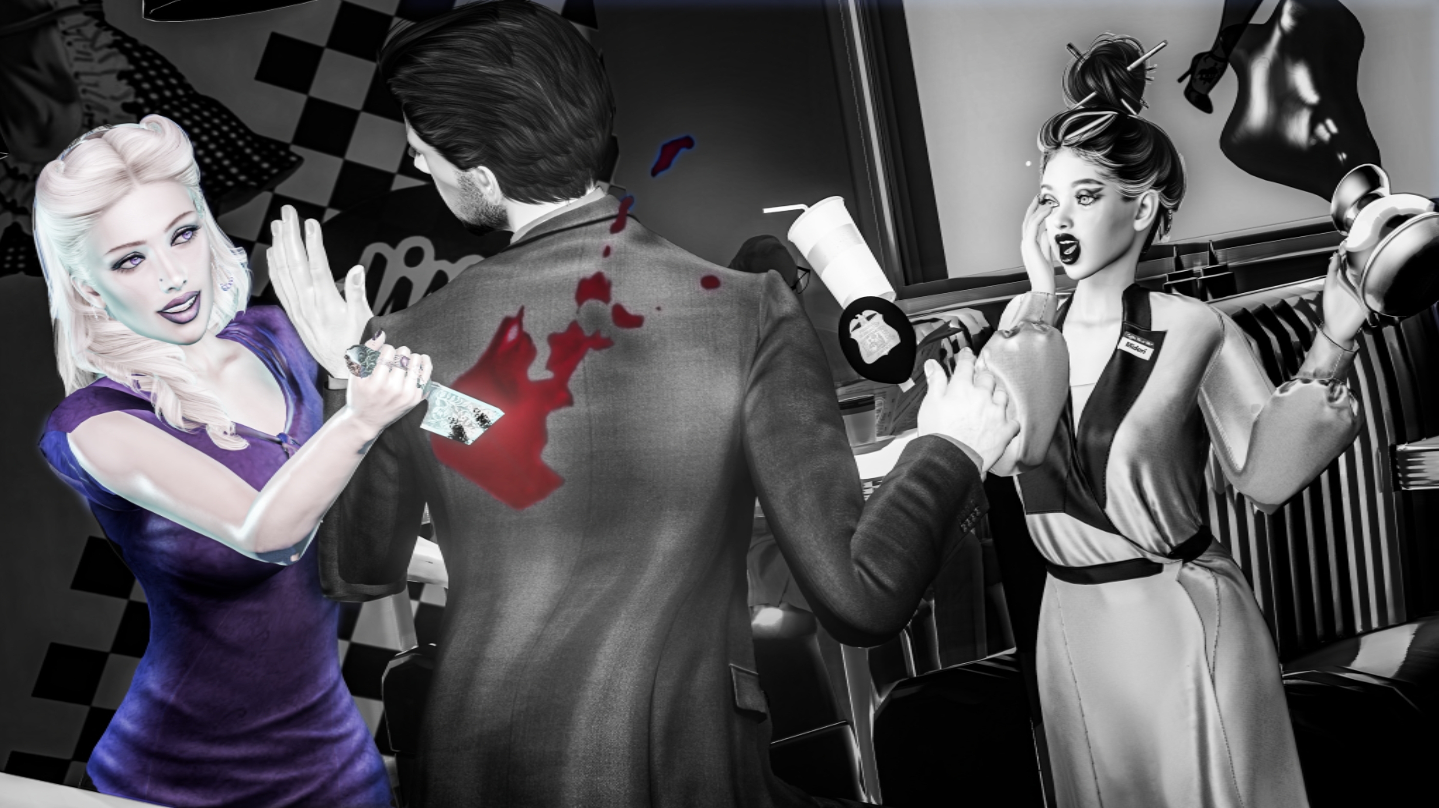 and then there was the time I got to be a guest cast member in Brooke’s photo-novel “Beauty on the Blade’s Edge”